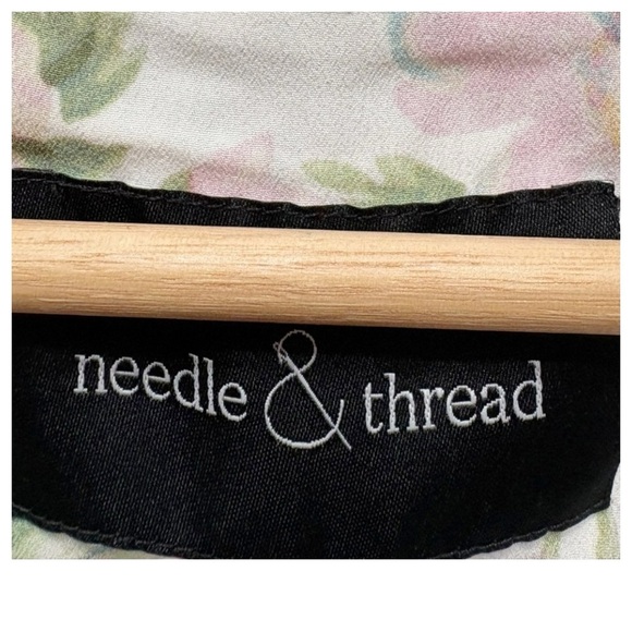 Needle & Thread Long Sleeve Floral Print Dress Size 2 - Picture 9 of 10